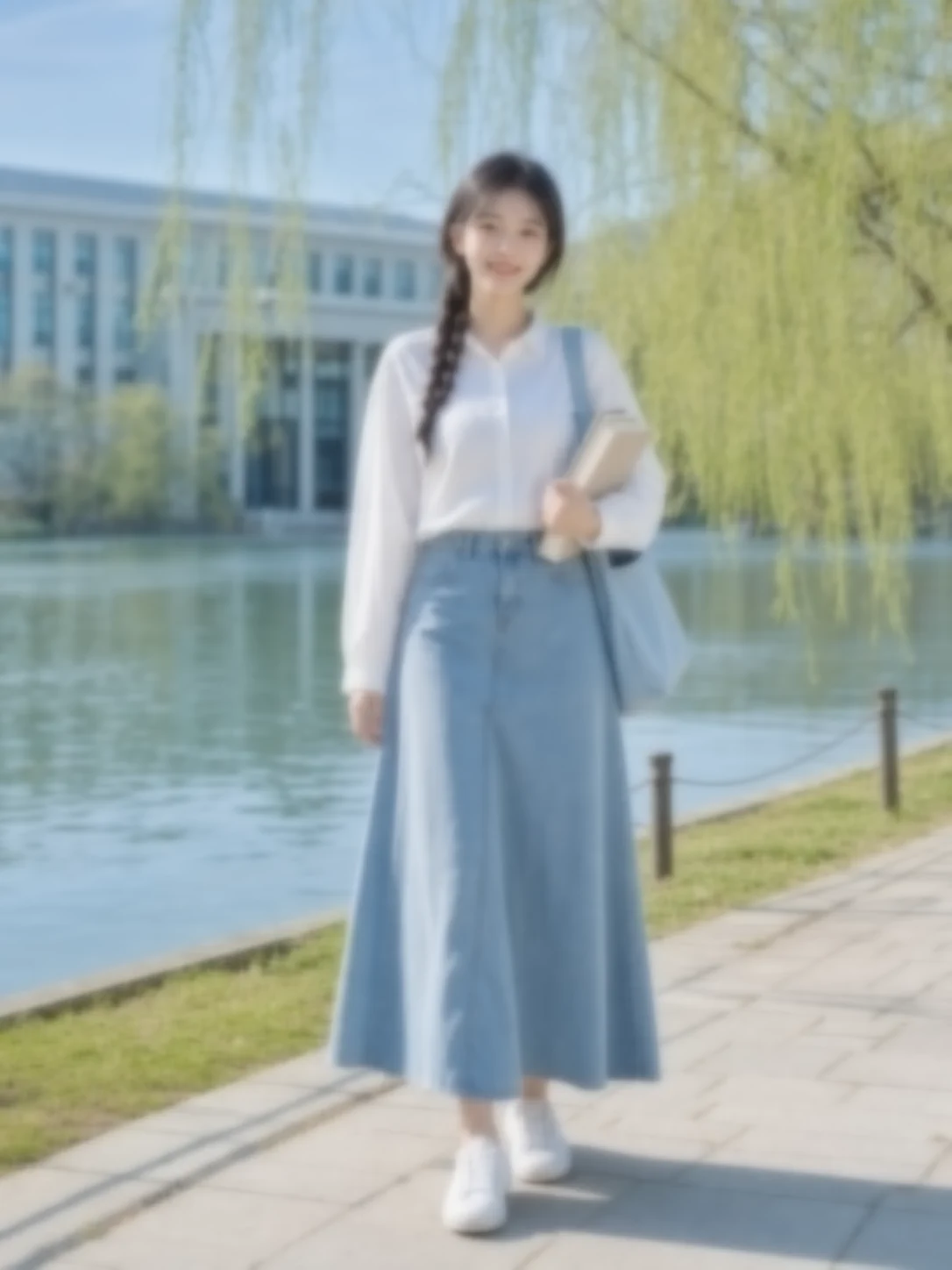 Soft portrait before using Unblur Photo